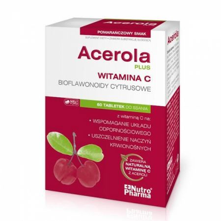 Acerola Plus tabletki do ssania 60 tabletek