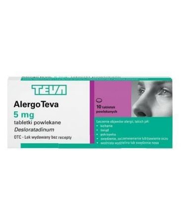AlergoTeva (Flynise) 5 mg, 10 tabletek powlekanych