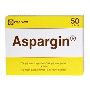 Aspargin 17mg+54mg 50 tabl