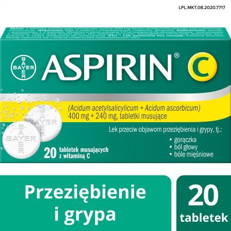 Aspirin C 20 tabl rozp