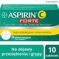 ASPIRIN C FORTE 0,8g+0,48g 10tab.mus.