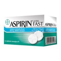 Aspirin Ultra Fast 500mg 12 tabl rozp