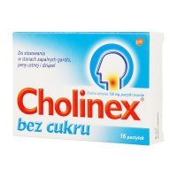 Cholinex bez cukru 150 mg 16 pastylek