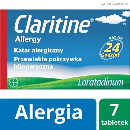 Claritine Allergy 10 mg, 7 tabl.