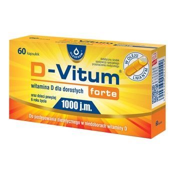 D-Vitum Forte 1000 j.m. 60 kapsułek