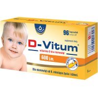 D-Vitum witamina D dla niem 600 j.m.96kaps