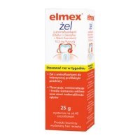 ELMEX 12,5mg/1g żel do fluoryzacji 25g