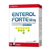 Enterol Forte 500 mg 14 sasz.