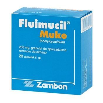 Fluimucil Muko 200 mg 20 saszetek