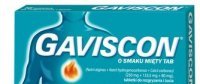 Gaviscon o smaku mięty 24 tabletek do rozgryzania