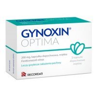 Gynoxin Optima 200mg 3 kapsułki dopochwowe