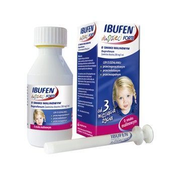 Ibufen dla dzieci Forte o sm.malin. 100ml