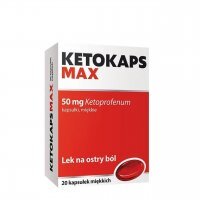 Ketokaps Max kaps.miękkie 50 mg 20 kaps.