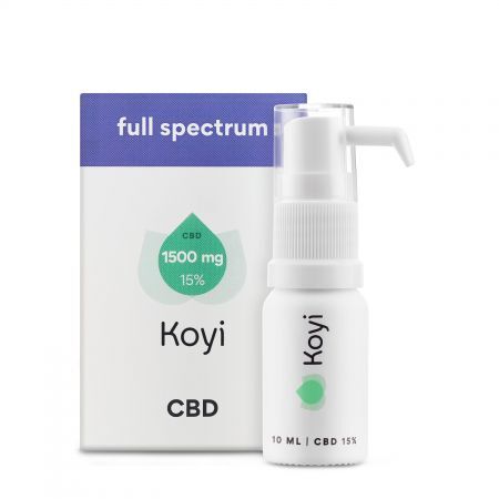 KOYI CBD full spectrum 1500mg 15% olej 10ml