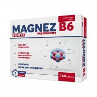 Magnez Organiczny Forte B6 60 tabl.
