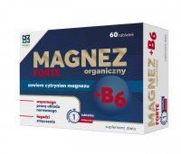 Magnez Organiczny Forte B6 cytrynian 60 tab.