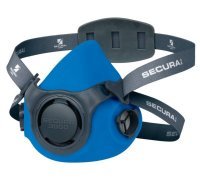 Maska Półmaska SECURA 3000 kompleksowo chroniąca układ oddechowy rozmiar M 1szt. + filtry P3 2 sztuki
