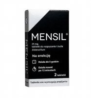 Mensil 25 mg 2 tab.do rozgr. i żucia