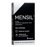 Mensil 25 mg 8 tab.do rozgr. i żucia