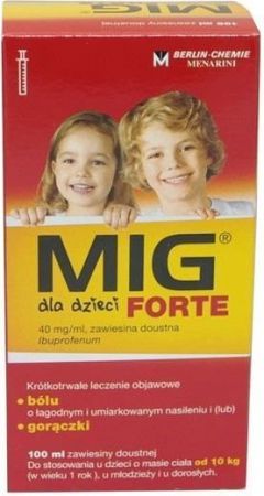 MIG dla dzieci  40mg/ml 100ml
