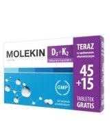 Molekin D3 + K2 (45 tabletek + 15 tabletek)