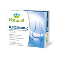 NATURELL Glukozamina+C 100 tabletek