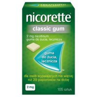 Nicorette Classic Gum 2mg 105 szt.