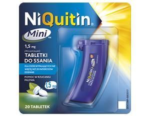 NiQuitin Mini tabletki do ssania 1,5 mg 20 tabletek