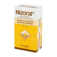 Nizoral szampon 20 mg/1g 6 sasz