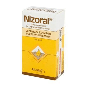 Nizoral szampon 20mg/1g 6 sasz G