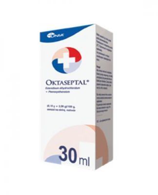 Oktaseptal 0,1g+2,00g/100 aerozol na skórę 30ml