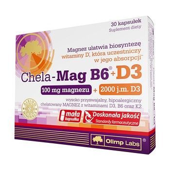 Olimp Chela-Mag B6+D3 30 kapsułki