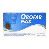 Orofar MAX 2 mg + 1 mg 20 pastylek