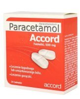 Paracetamol Accord 500mg 24 tabl.