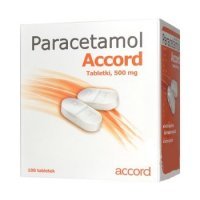 Paracetamol Accord tabl. 0,5 g 100 tabl.