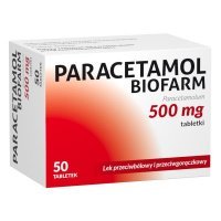 Paracetamol Biofarm 500mg 50 tabl.