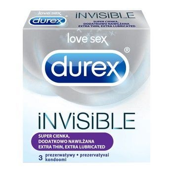 Prezerwatywy Durex Invis.3 ext.thindod.nawi