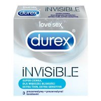 Prezerwatywy Durex Invisible extra thin 3 sztuki