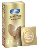 Prezerwatywy DUREX RealFeel 10 szt.  Data ważności 30,10,2022 r