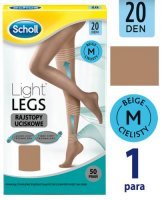SCHOLL Light Legs 20 DEN cieliste M 1para