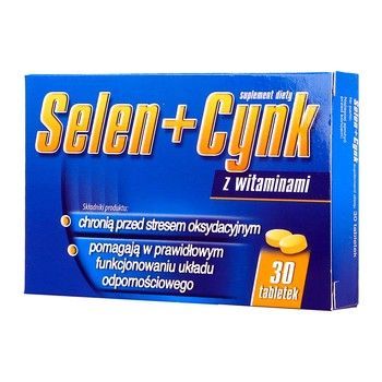 Selen+Cynk z witaminami 30 tabl