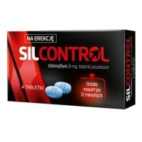 Silcontrol 25 mg 4 tabletki
