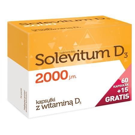 Solevitum D3 2000 60 + 15 kaps.