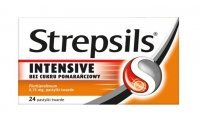 Strepsils Intensive b/cukru pomarańcz 24pa