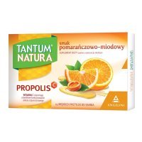 TANTUM NATURA o smaku pomarańczowo-miodowym 15 pastylek