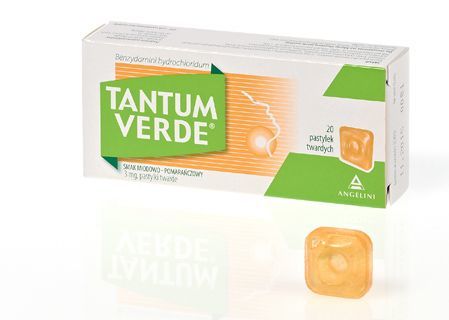 Tantum Verde Smak Miodowo-Pomarańczowy 20 pastylek