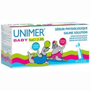 Unimer Baby 0,9% sól fizjologiczna 50 ampułek po 5ml
