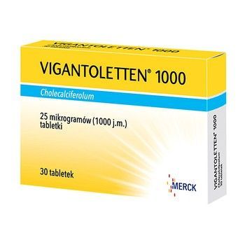 Vigantoletten 1000jm 0,0250mg 30 tabletek