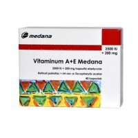 Vitaminum A+E Medana 2500jm+200mg 40 kaps