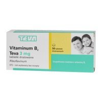 Vitaminum B2 Teva 3mg 50 tabl